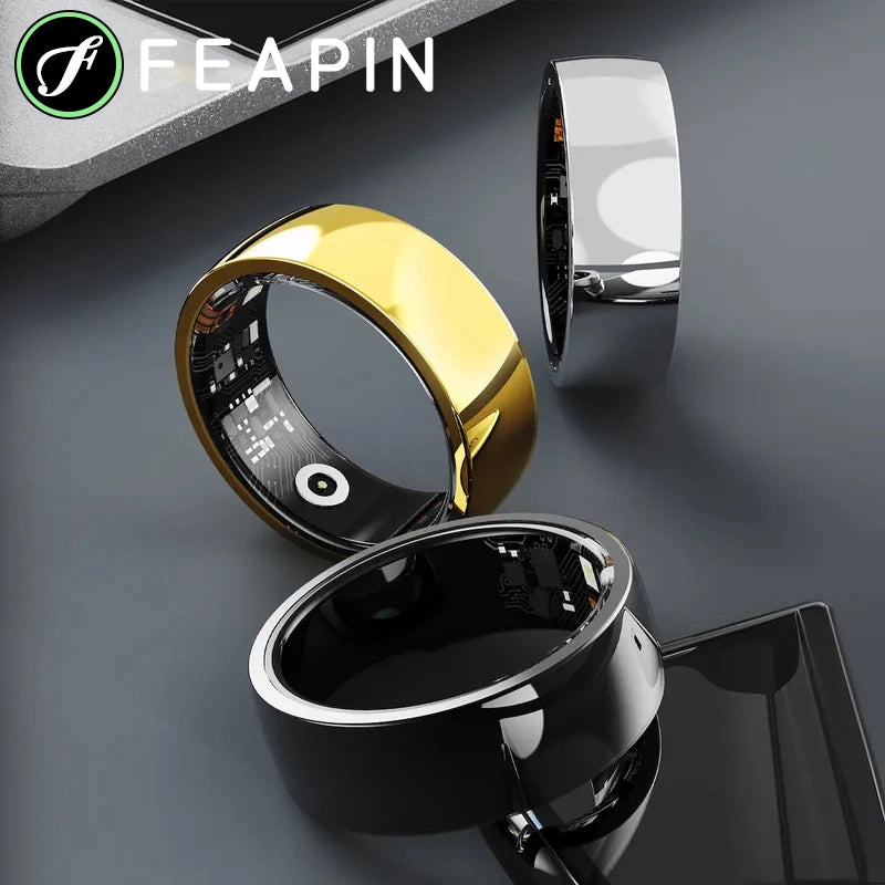 Feapin Smart Ring, Sleep Tracker, Blood Oxygen Tracker, Activity & Fitness Tracker