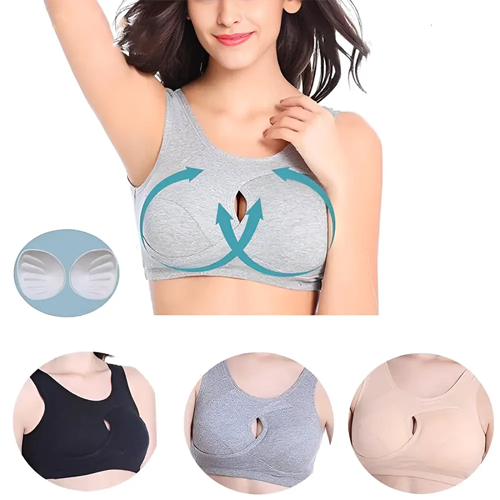 Pack of 3 Women's Anti Sagging Wirefree Bra