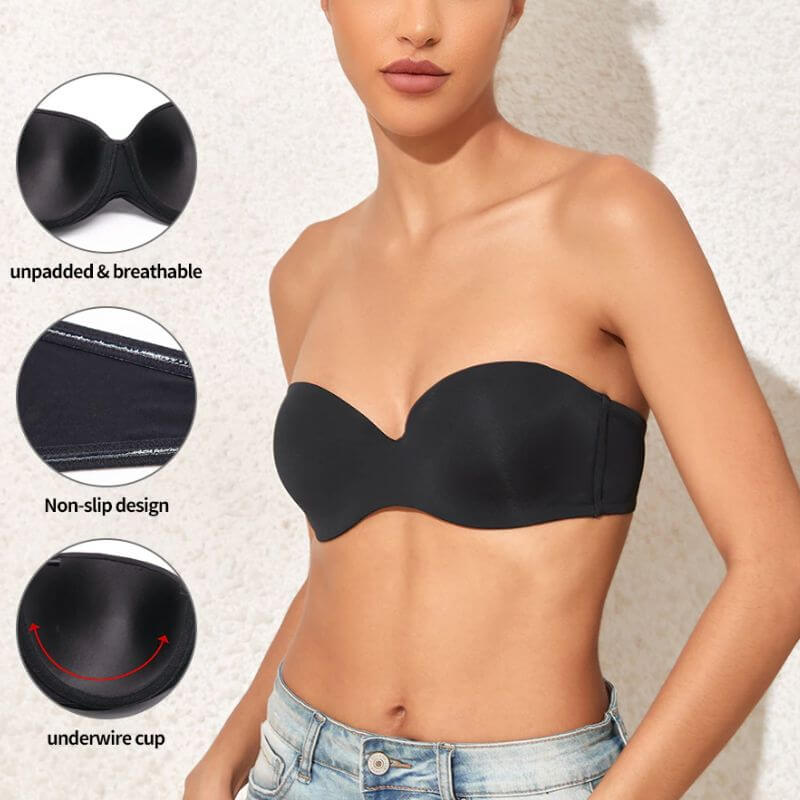 Convertible Non-Slip Strapless Bra