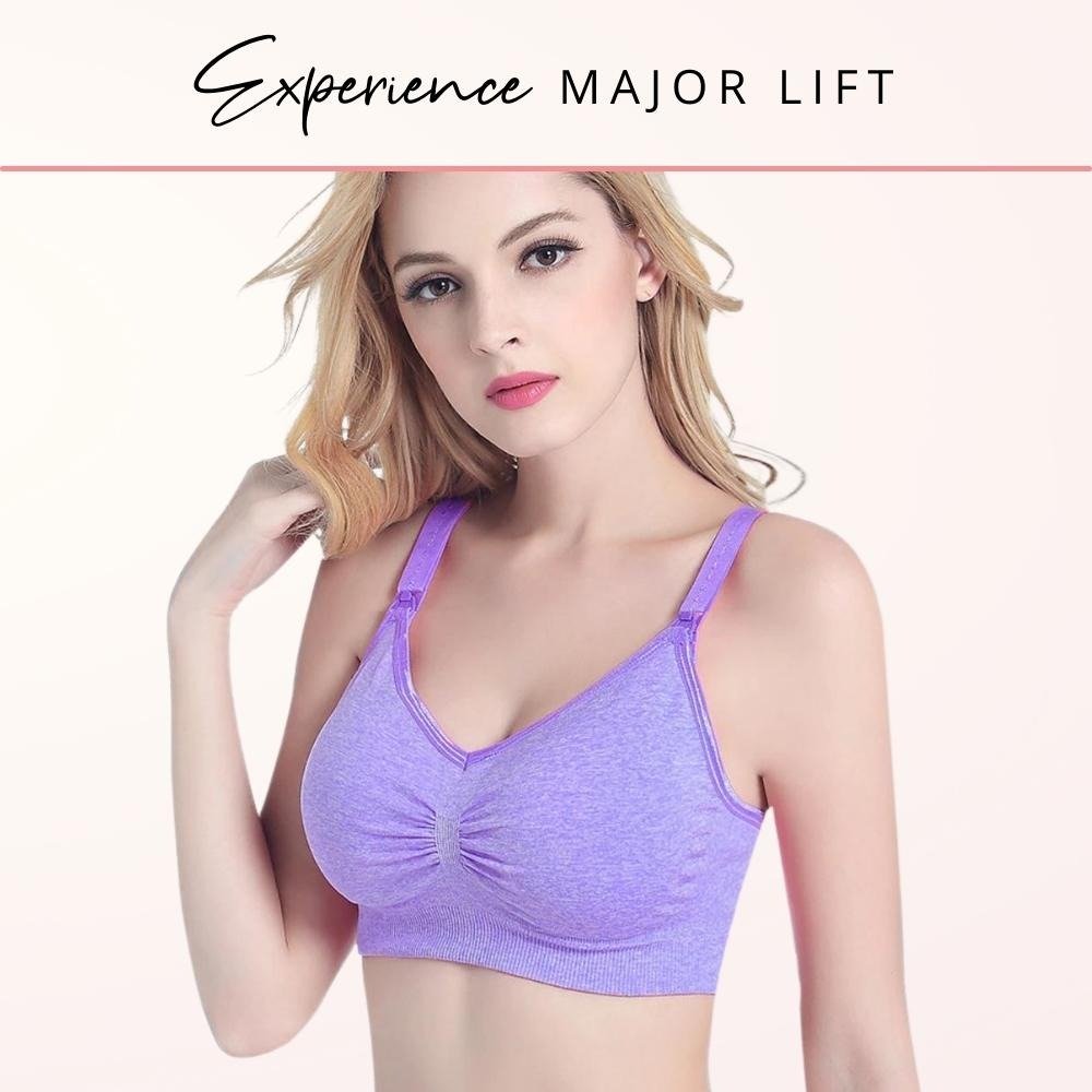 Crisscross Strap Non Wired Nursing Bra