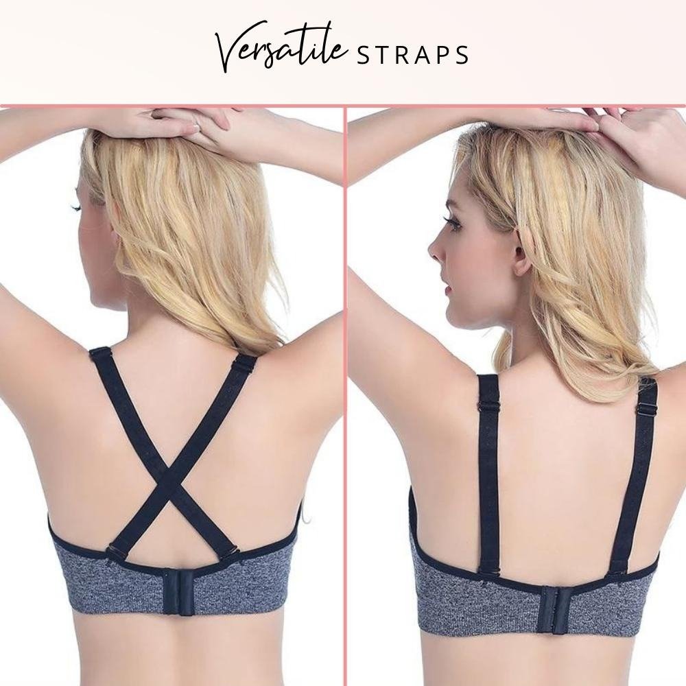 Crisscross Strap Non Wired Nursing Bra