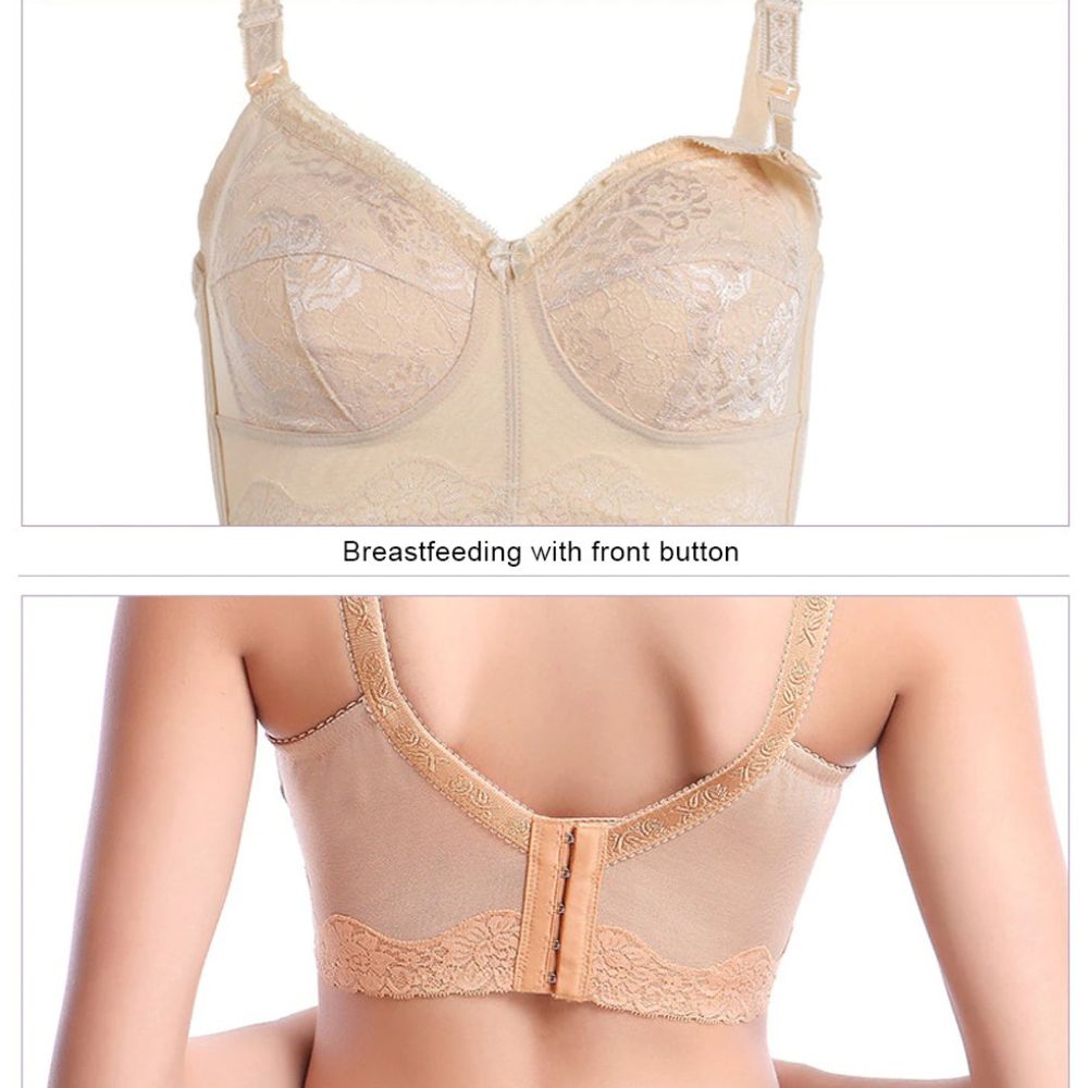 Maternity Plus Size Nursing Lace Bra