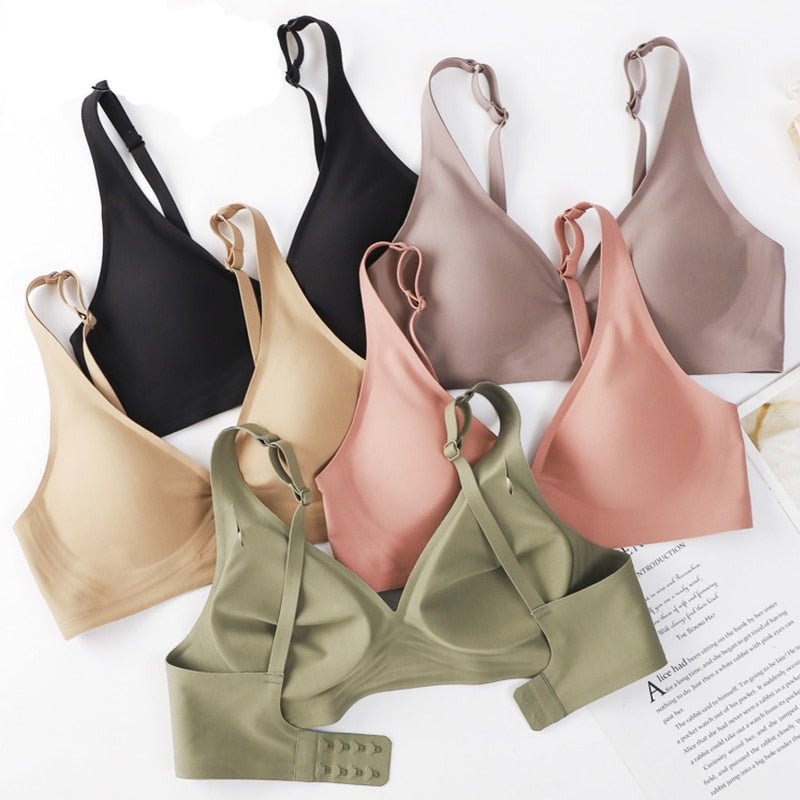 Seamless Comfortable Plunge Bra