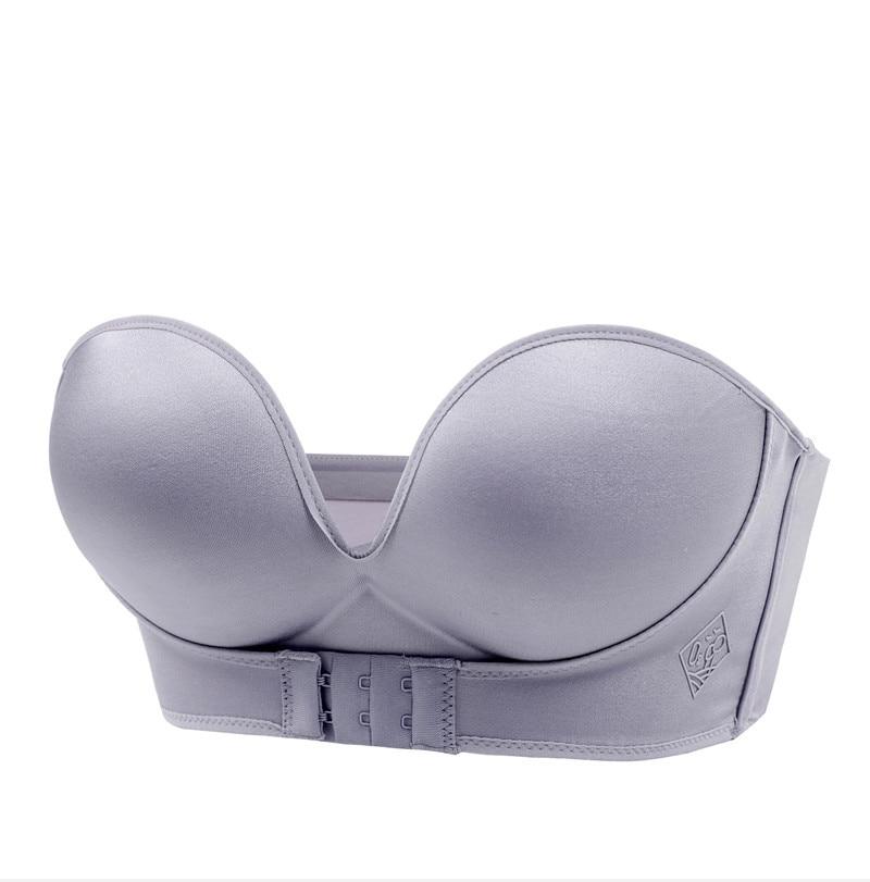 Strapless Front Buckle Bra