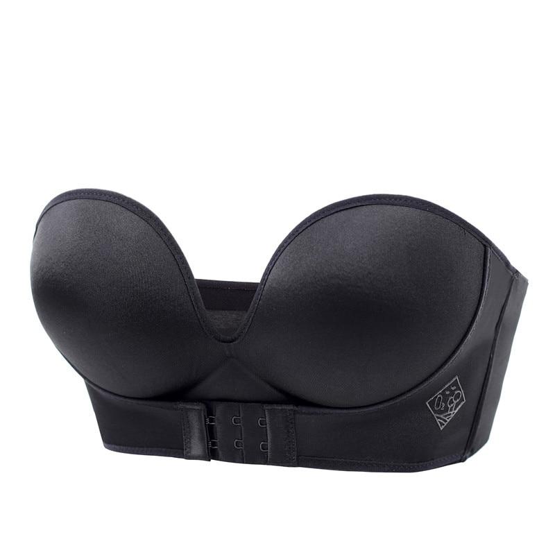 Strapless Front Buckle Bra