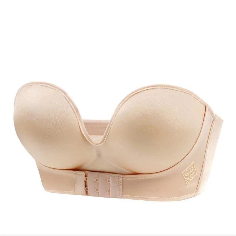 Strapless Front Buckle Bra