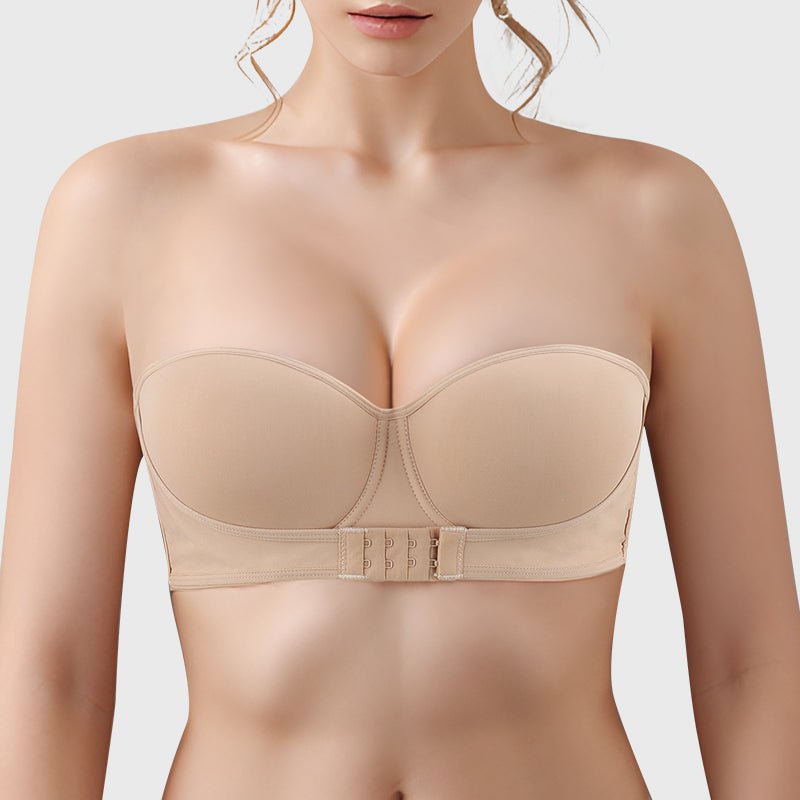 Two-in-One Strapless Front Buckle Bra