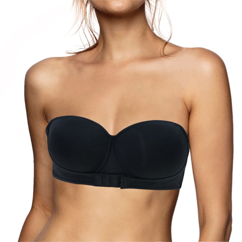 Two-in-One Strapless Front Buckle Bra