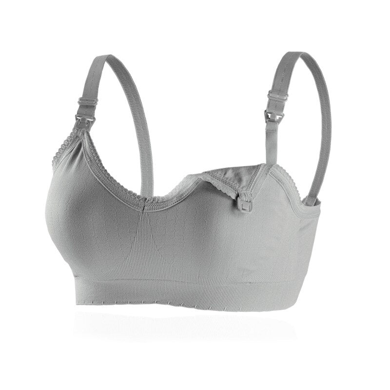 Wireless Push Up Nursing Breathable Bra